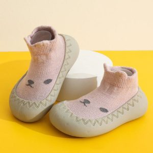China Imported Anti Slip Baby Shoes (Lace Pink)
